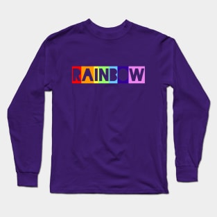 Rainbow block Long Sleeve T-Shirt